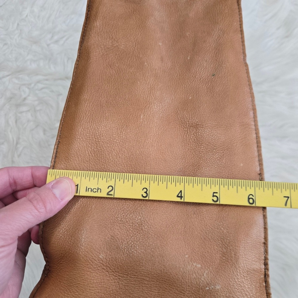 Hobo International Tan Leather Tote Bag Vintage Shoulder Bag Brown - Picture 13 of 14